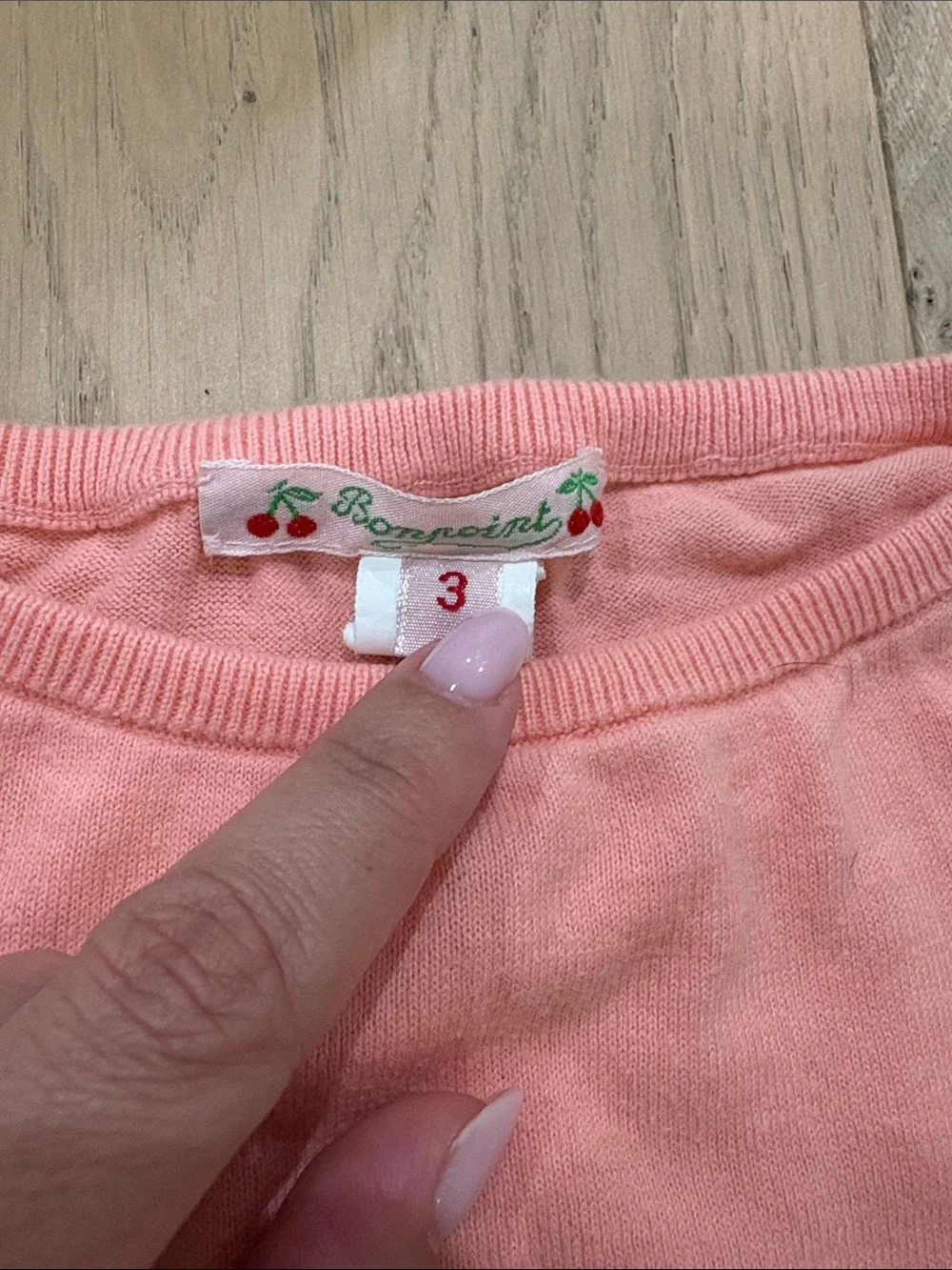 Bonpoint Two-Piece Knit Set in punch Pink